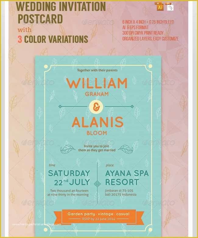 Indesign Invitation Template Free Of Indesign Wedding Invitation Templates