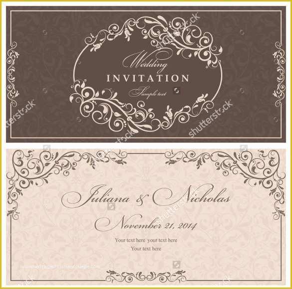 Indesign Invitation Template Free Of Wedding Invitation Template 71 Free Printable Word Pdf