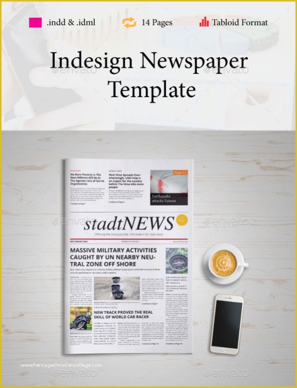 Indesign Newspaper Template Free Of 15 Best Indesign Newspaper Templates 2016 Tutorial Zone