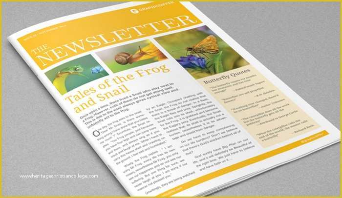 Indesign Newspaper Template Free Of 4 Adobe Indesign Newsletter Templates