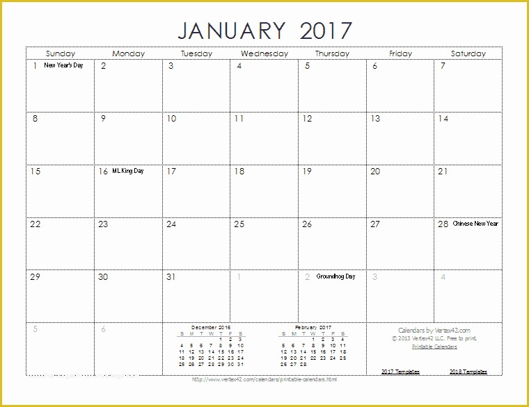 Indesign Planner Template 2018 Free Of 2017 Calendar Templates and