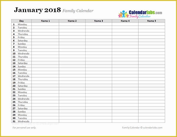 Indesign Planner Template 2018 Free Of 2018 Monthly Planner Template Free Printable Templates