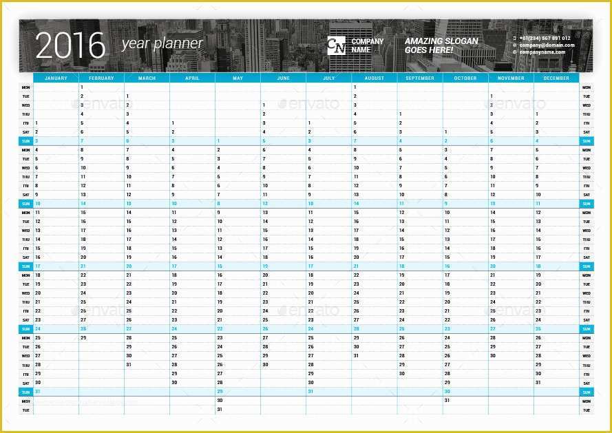 Indesign Planner Template 2018 Free Of Year Planner 2018 by Mikhailmorosin