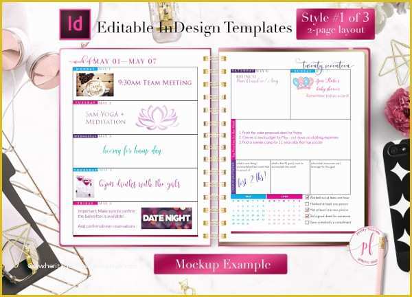 Indesign Planner Template Free Of Printable Calendar Template 21 Free & Premium Download