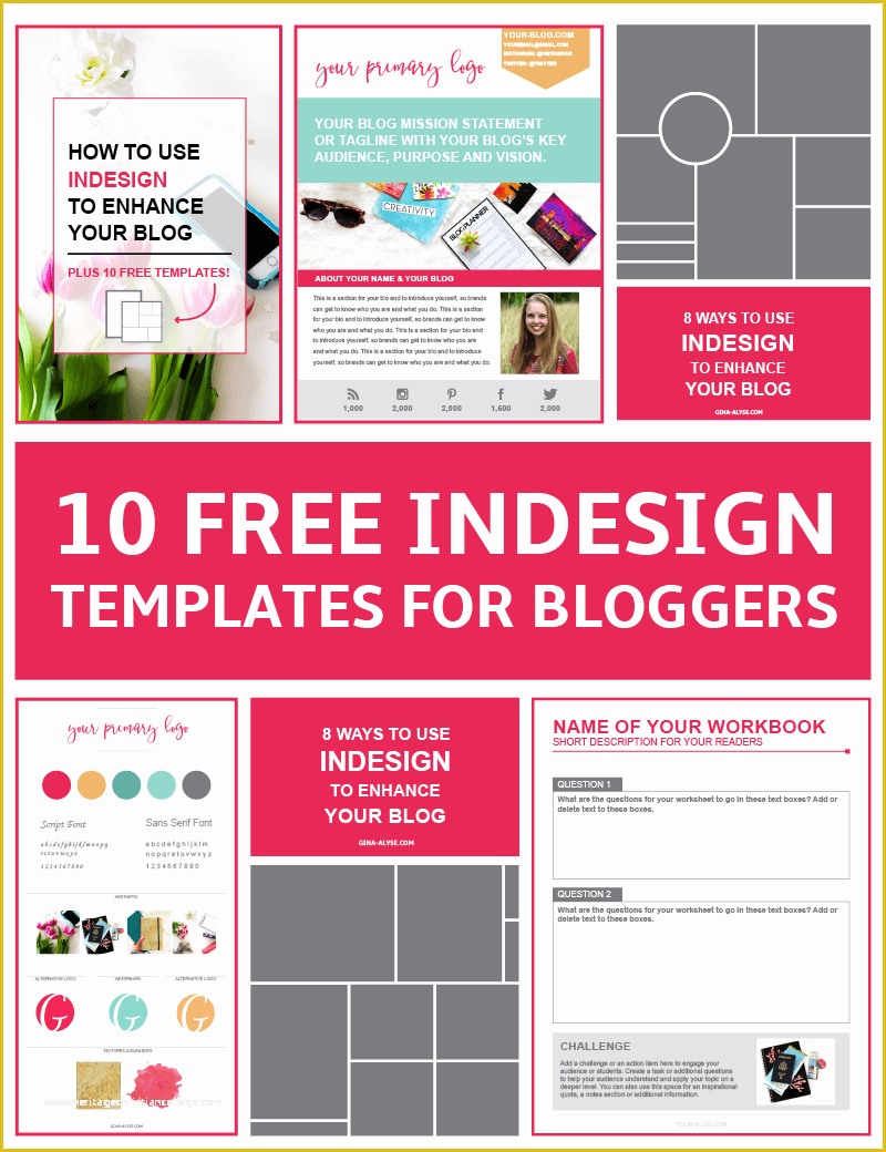 Indesign Templates Free Download Of 10 Free Indesign Templates for Bloggers for Content