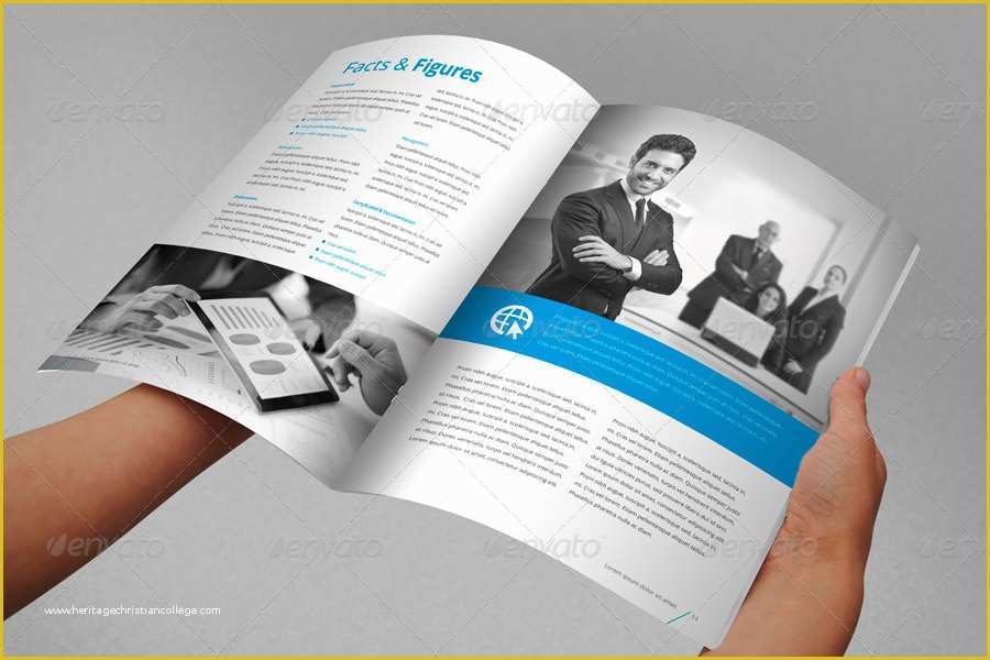 Indesign Templates Free Download Of Annual Report Brochure Indesign Template by Braxas