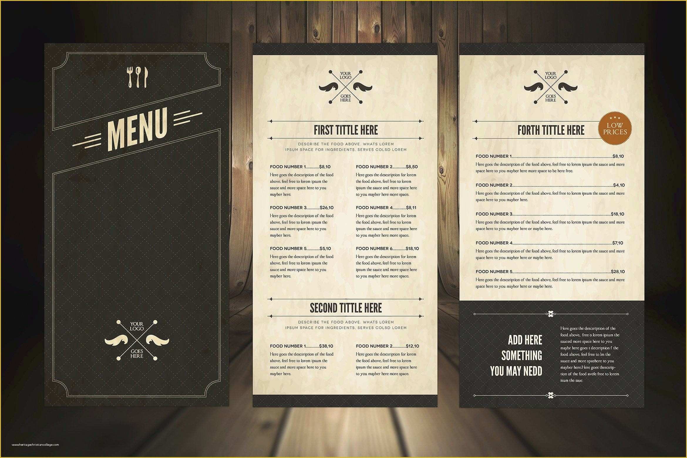 Indian Menu Template Free Of Fresh Free Indian Restaurant Menu Templates for Word