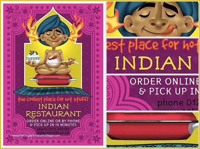 Indian Menu Template Free Of Indian Restaurant Flyer Template Flyerheroes