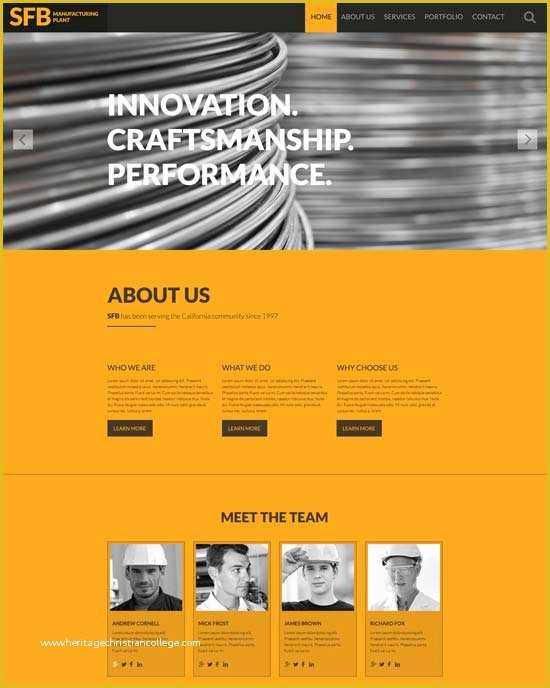 Industrial Responsive Website Templates Free Download Of 50 Best Industrial Website Templates Free & Premium