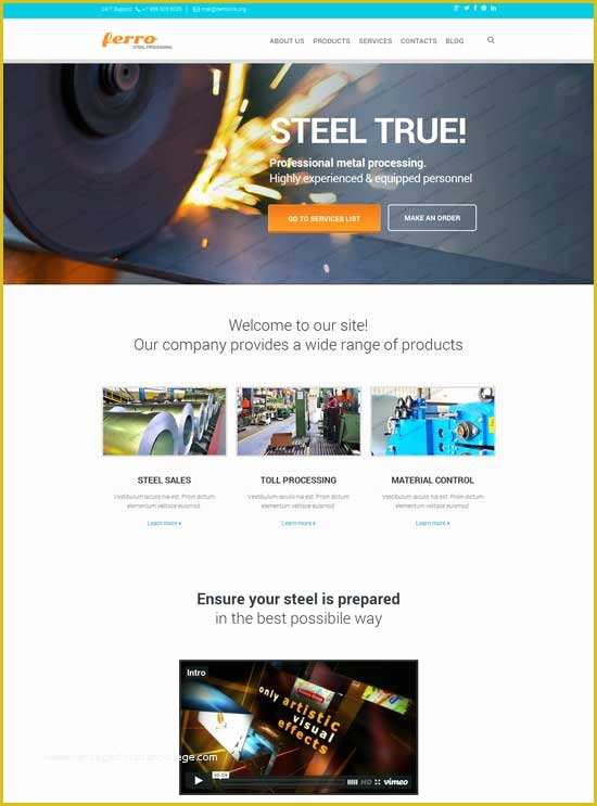 Industrial Responsive Website Templates Free Download Of 80 Best Industrial Website Templates Free & Premium