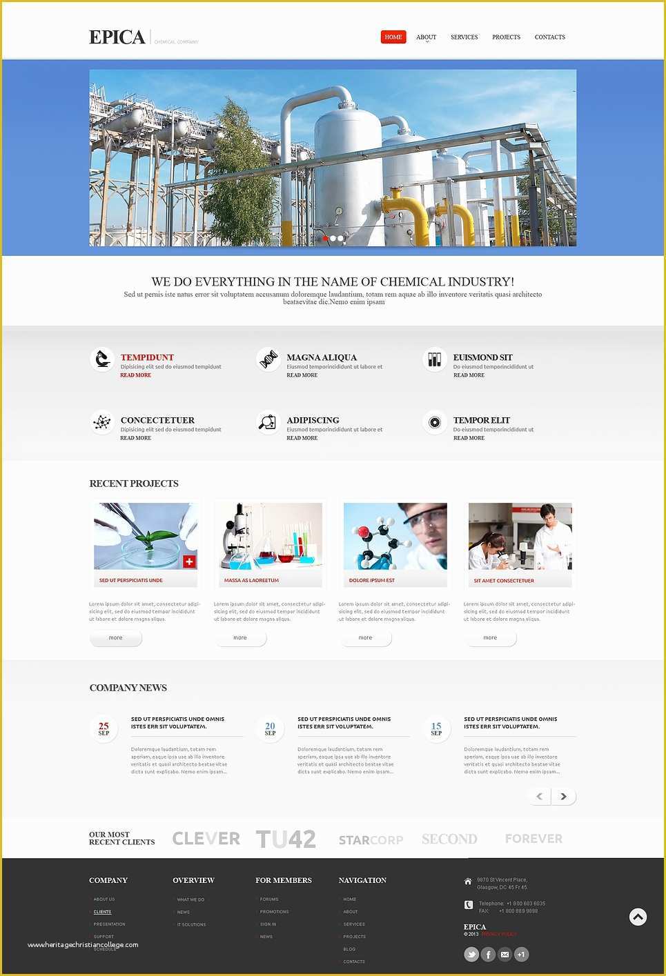 Industrial Responsive Website Templates Free Download Of Industrial Responsive Website Template