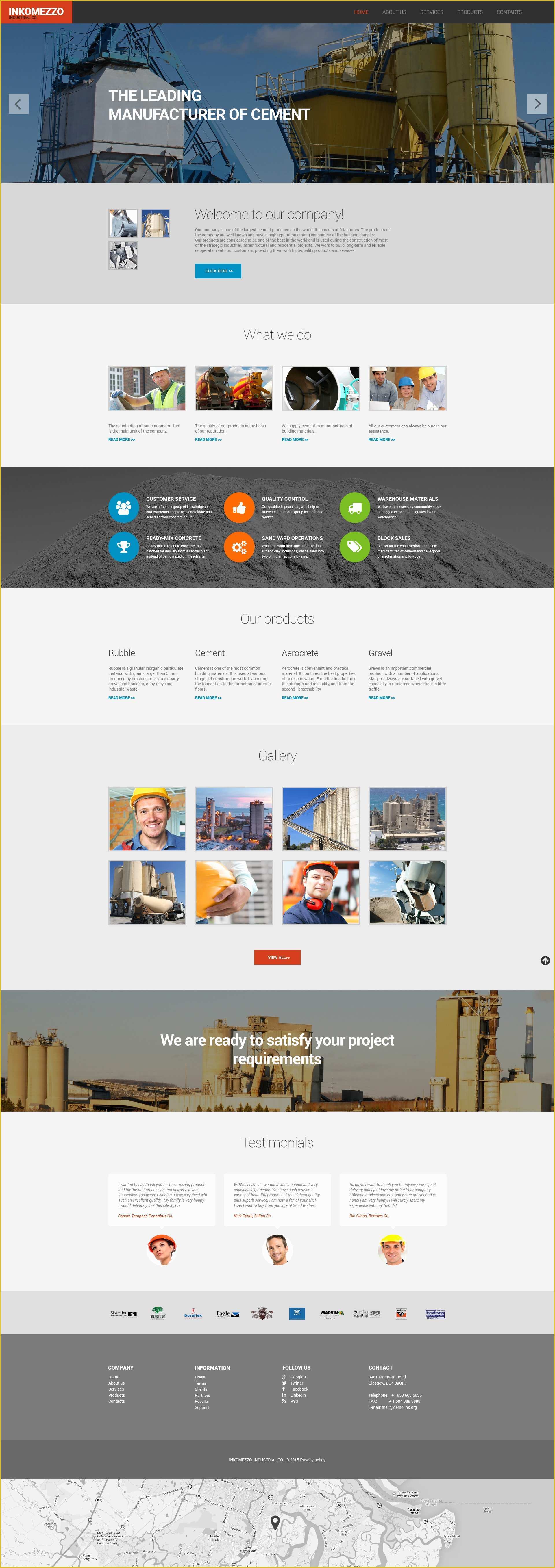 Industrial Responsive Website Templates Free Download Of Industrial Responsive Website Template