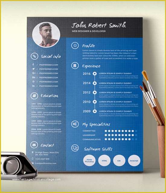 Infographic Resume Template Free Of 31 Infographic Resume Templates [download Free & Premium]