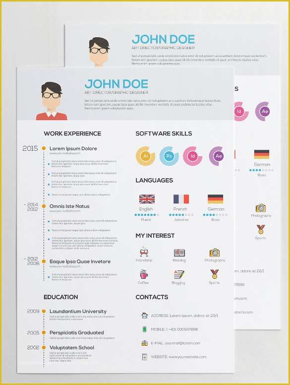 Infographic Resume Template Free Of 33 Infographic Resume Templates Free Sample Example