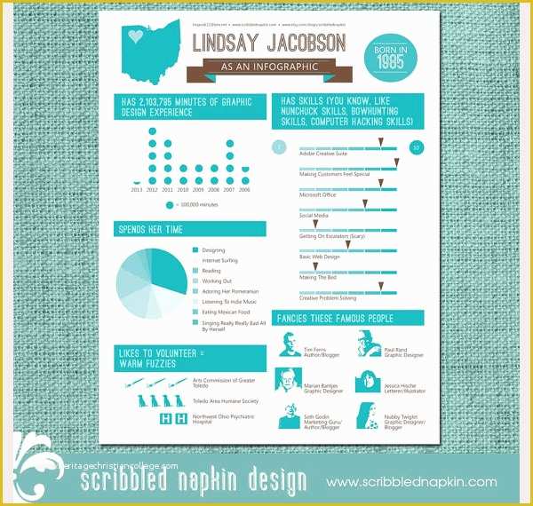 Infographic Resume Template Free Of 35 Infographic Resume Templates – Free Sample Example