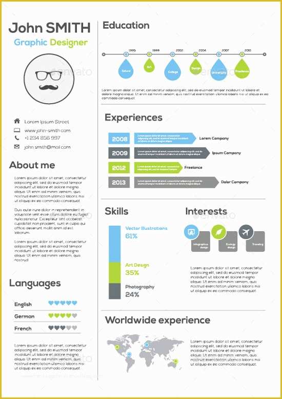 Infographic Resume Template Free Of Best Infographic Resume Templates for You