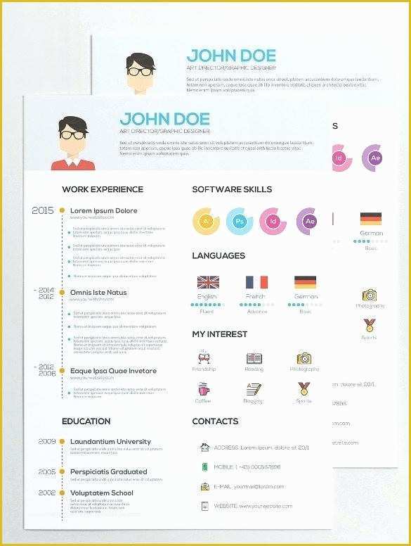Infographic Resume Template Free Of Infographic Cv Template