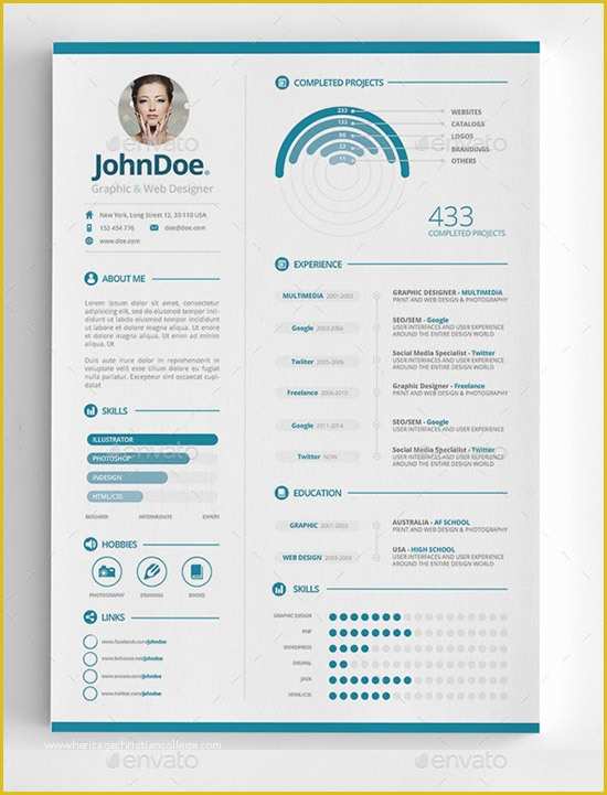 Infographic Resume Template Free Of Infographic Resume Creator Free