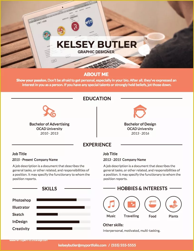 Infographic Resume Template Free Of Infographic Resume Template Venngage