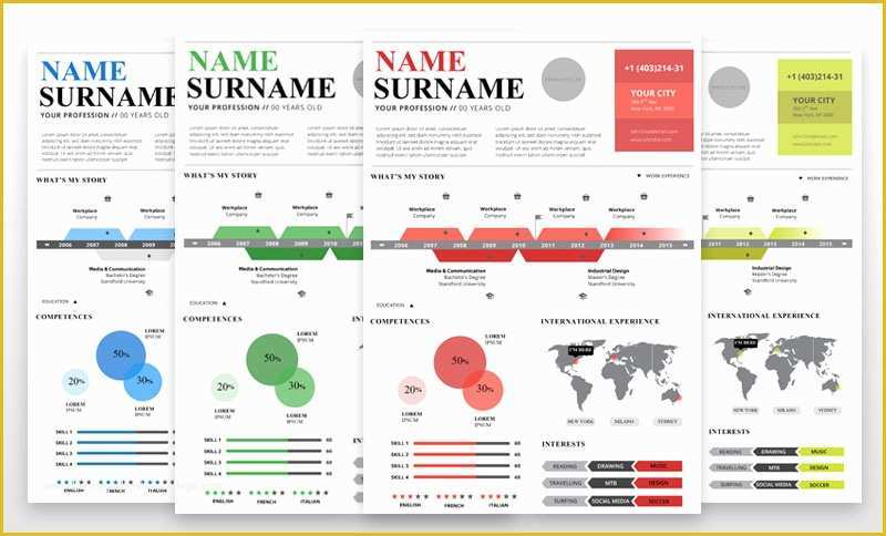 Infographic Resume Template Free Of top 5 Infographic Resume Templates
