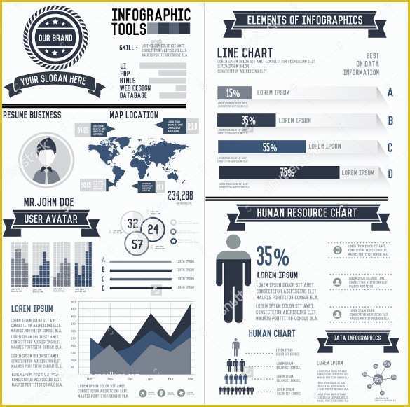 Infographic Resume Template Word Free Download Of 33 Infographic Resume Templates Free Sample Example