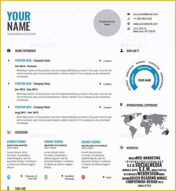 Infographic Resume Template Word Free Download Of Infographic Resume Template