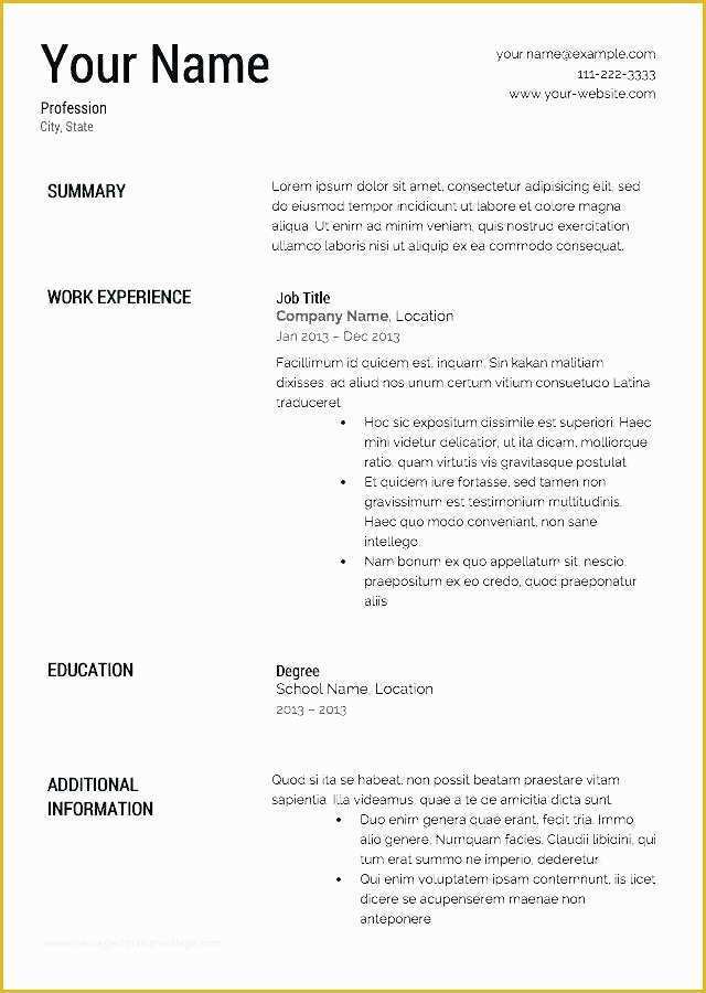 Infographic Resume Template Word Free Download Of Microsoft Resume Template Download Google Doc Resume