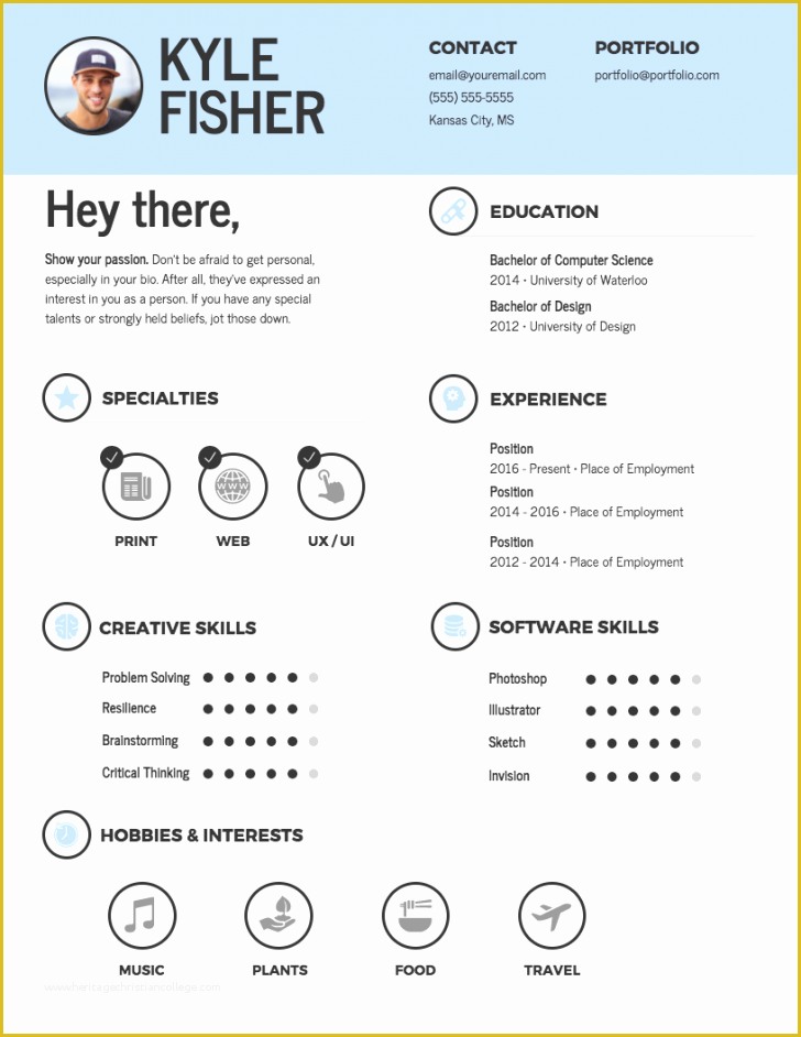 Infographic Resume Template Word Free Download Of Resume and Template 48 Amazing Resume Template