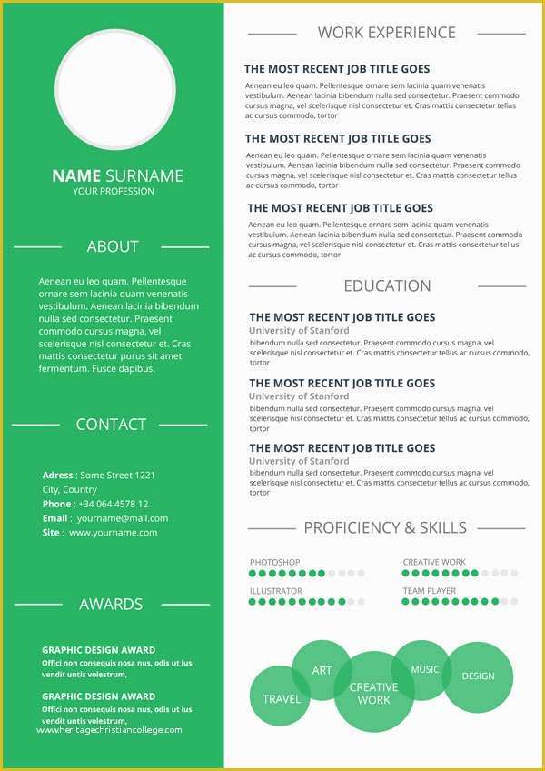 Infographic Resume Template Word Free Download Of Simple Infographic Resume