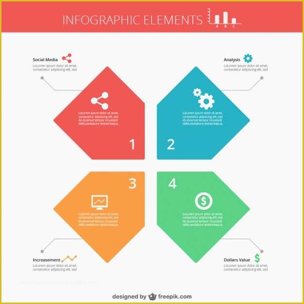 Infographic Template Free Download Of Flat Infographic Template Vector