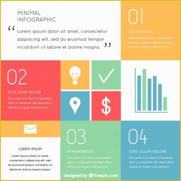 Infographic Template Free Download Of Minimal Infographic Template Vector