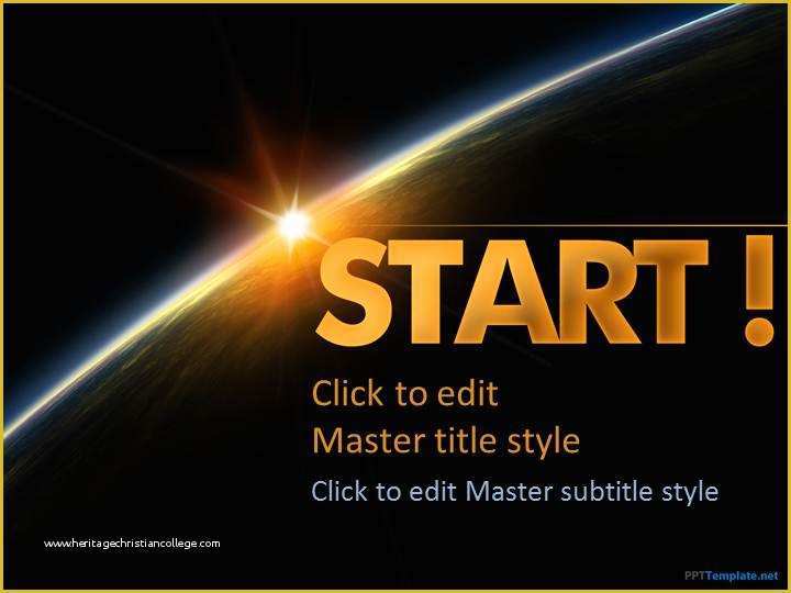 Inspirational Powerpoint Templates Free Download Of Free Dark Start Ppt Template