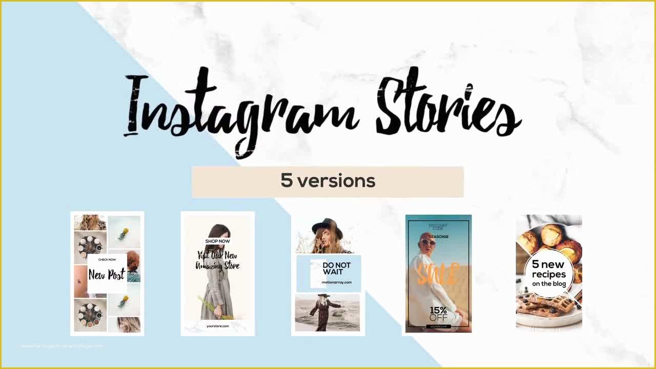 Instagram Stories after Effects Template Free Of Instagram Stories after Effects Templates
