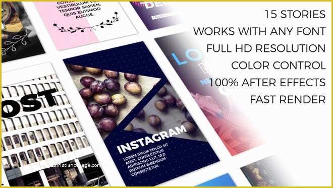 Instagram Stories after Effects Template Free Of Instagram Stories Pack after Effects Templates