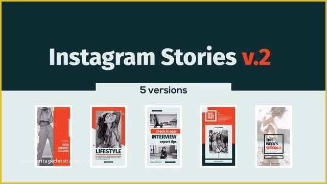 Instagram Stories after Effects Template Free Of Instagram Stories V 2 after Effects Templates