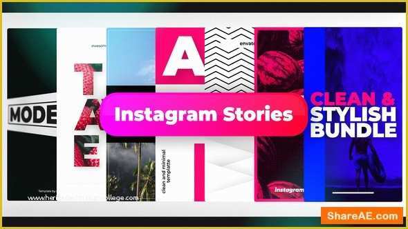 Instagram Stories after Effects Template Free Of Videohive Instagram Stories Free after Effects