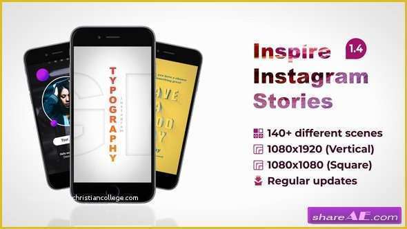 Instagram Stories after Effects Template Free Of Videohive Instagram Stories Free after Effects