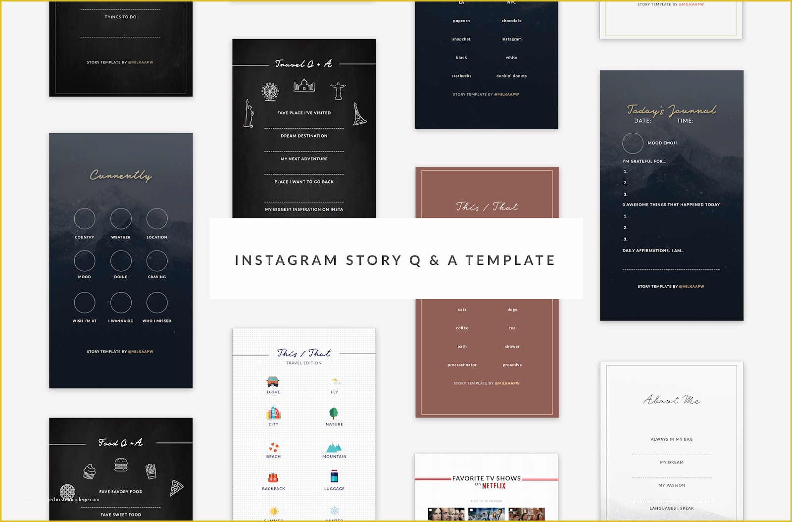 Instagram Story Template Free Of Free Instagram Stories Q & A Template