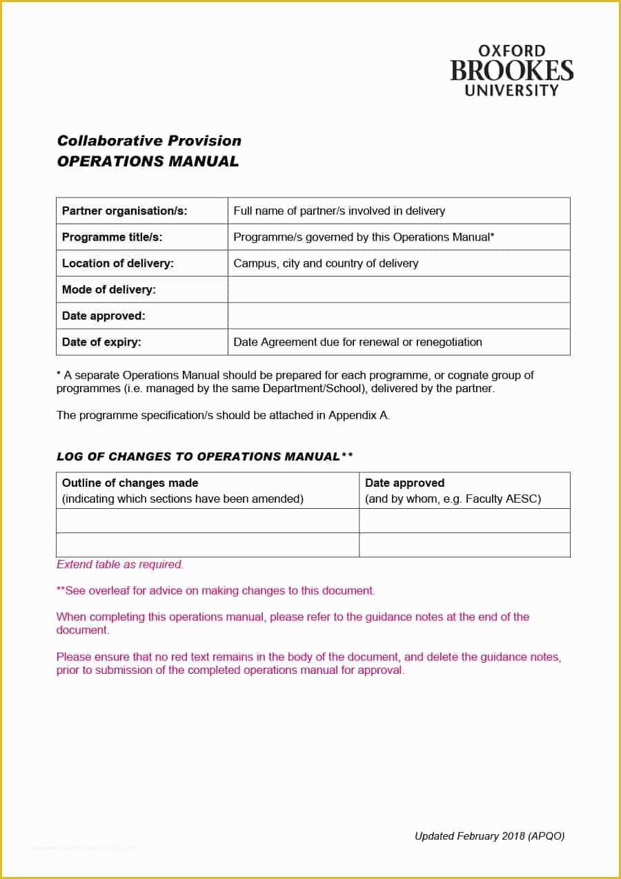 Instruction Manual Template Free Download Of 40 Free Instruction Manual Templates [operation User Manual]