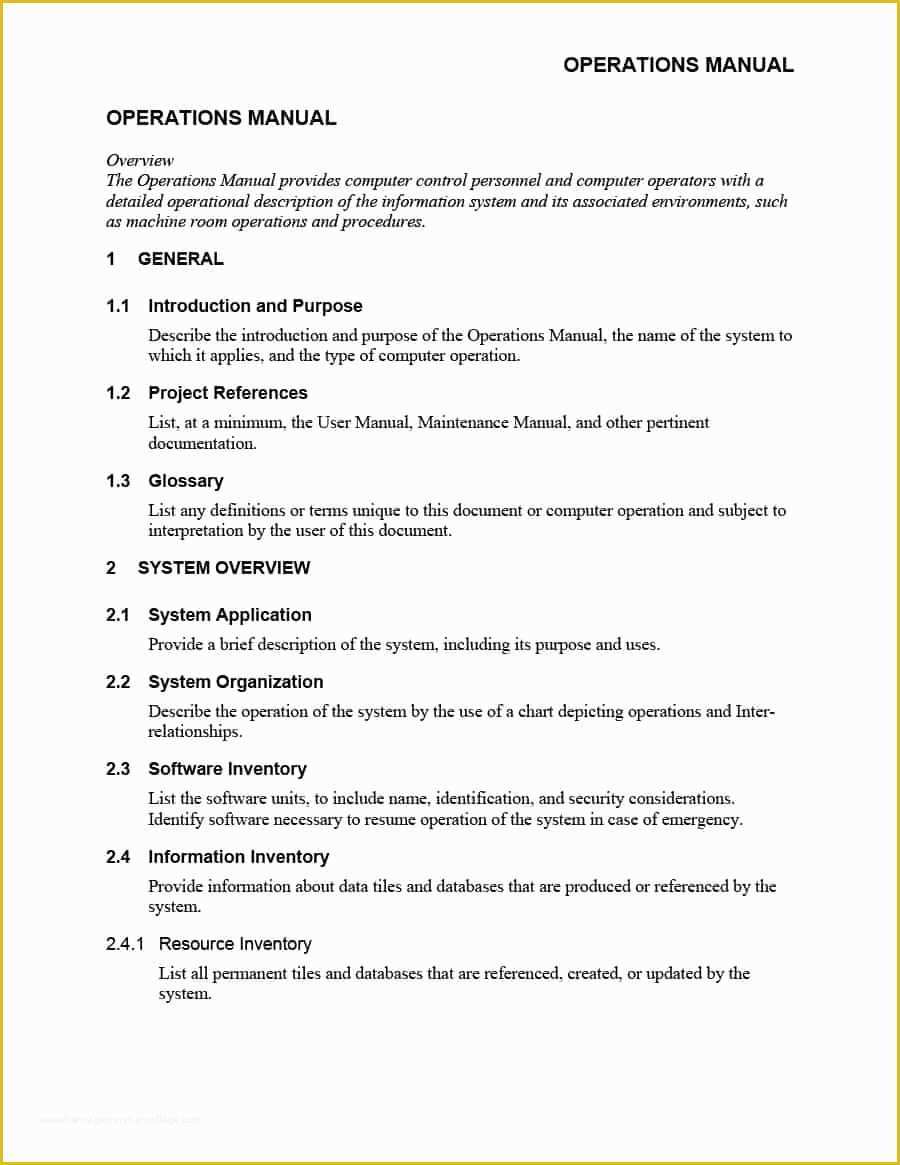 Instruction Manual Template Free Download Of 40 Free Instruction Manual Templates [operation User Manual]