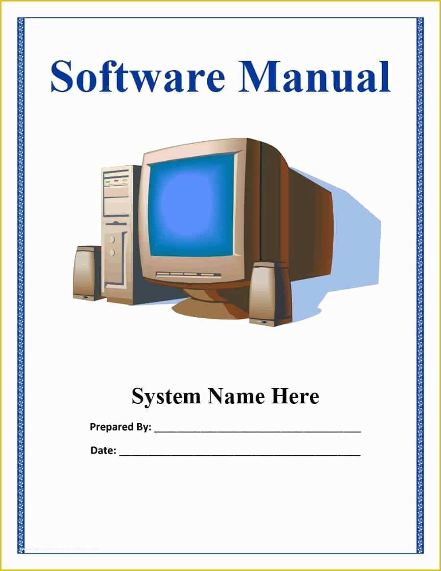 Instruction Manual Template Free Download Of 40 Free Instruction Manual Templates [operation User Manual]