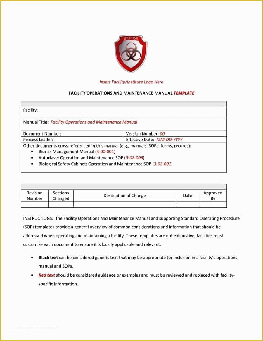 Instruction Manual Template Free Download Of 40 Free Instruction Manual Templates [operation User Manual]