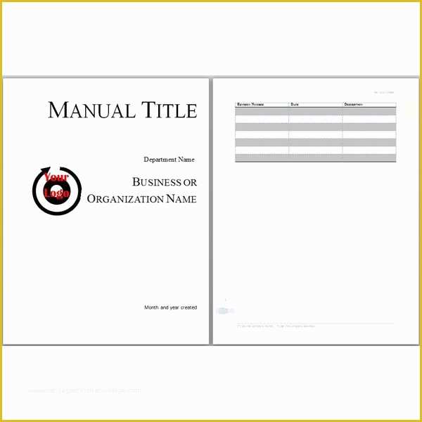 Instruction Manual Template Free Download Of Microsoft Word Manual Template Basic and Employment
