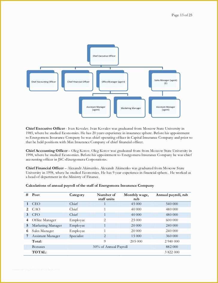 health insurance business plan pdf