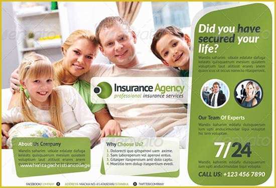 Insurance Flyer Templates Free Of 13 Printable Insurance Flyer Template
