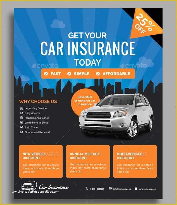 Insurance Flyer Templates Free Of 25 Insurance Flyer Templates Free & Premium Download