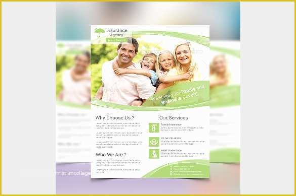 Insurance Flyer Templates Free Of 72 Advertising Design Templates Word Psd Ai Eps