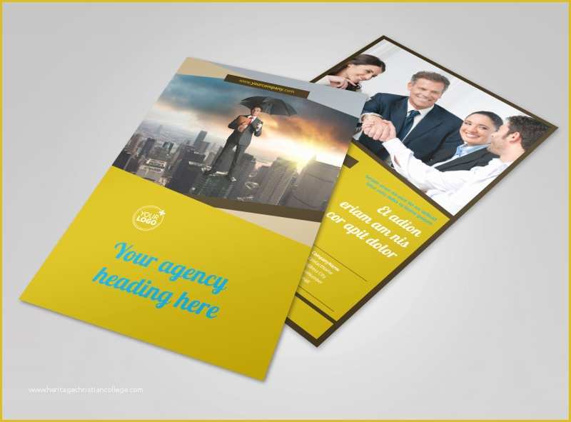 Insurance Flyer Templates Free Of Business Insurance Flyer Template
