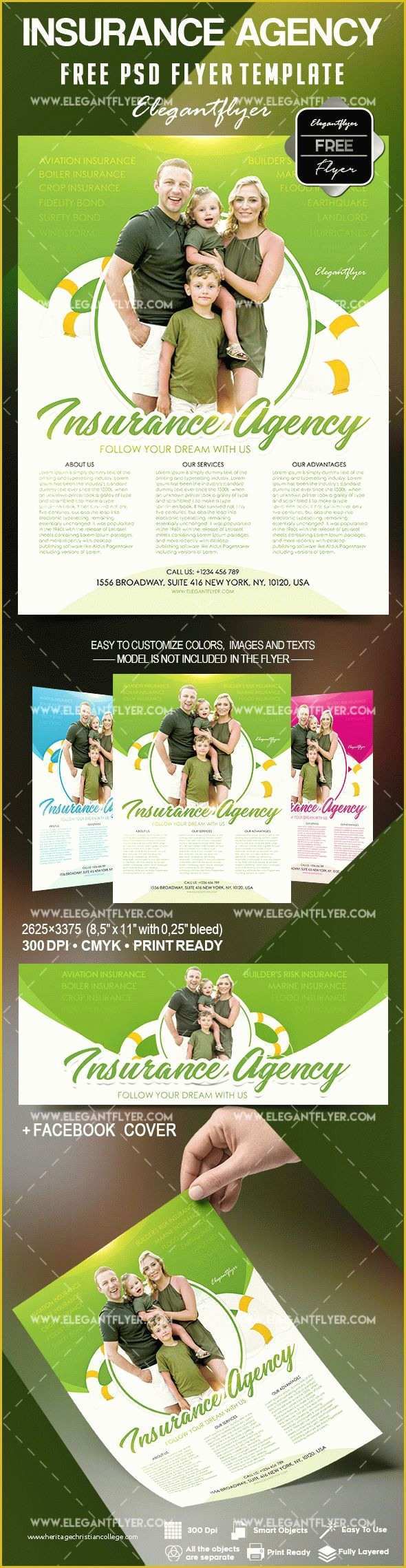 Insurance Flyer Templates Free Of Free Insurance Agency Flyer Template – by Elegantflyer