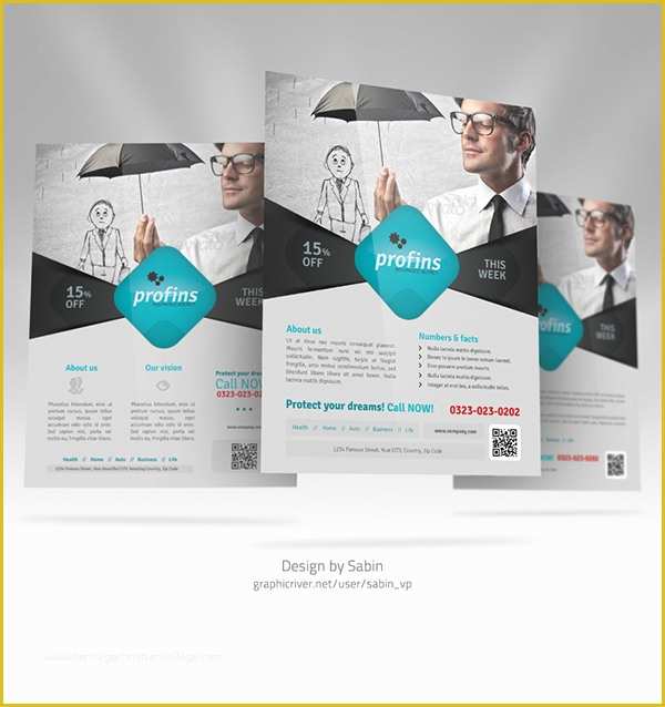 Insurance Flyer Templates Free Of Insurance Flyer Template 01 On Behance